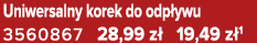 Uniwersalny korek do odp ywu 3560867 28,99 z 19,49 z 1