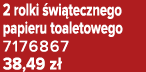2 rolki wi tecznego papieru toaletowego 7176867 38,49 z 