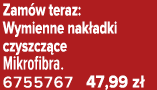 Zam w teraz: Wymienne nak adki czyszcz ce Mikrofibra. 6755767 47,99 z 