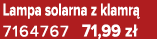 Lampa solarna z klamr 7164767 71,99 z 