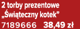 2 torby prezentowe „ wi teczny kotek” 7189666 38,49 z 