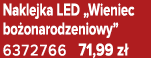 Naklejka LED „Wieniec bo onarodzeniowy” 6372766 71,99 z 