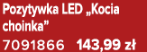 Pozytywka LED „Kocia choinka” 7091866 143,99 z 