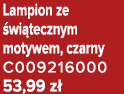 Lampion ze wi tecznym motywem, czarny C009216000 53,99 z 