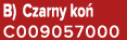 B) Czarny ko C009057000