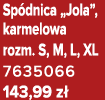 Sp dnica „Jola”, karmelowa rozm. S, M, L, XL 7635066 143,99 z 