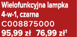 Wielofunkcyjna lampka 4 w 1, czarna C008875000 95,99 z 76,99 z 1