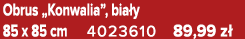 Obrus „Konwalia”, bia y 85 x 85 cm 4023610 89,99 z 