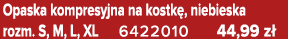 Opaska kompresyjna na kostk , niebieska rozm. S, M, L, XL 6422010 44,99 z 