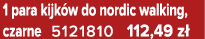 1 para kijk w do nordic walking, czarne 5121810 112,49 z 