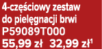 4 cz ciowy zestaw do piel gnacji brwi P59089T000 55,99 z  32,99 z 1