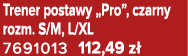 Trener postawy „Pro”, czarny rozm. S/M, L/XL 7691013 112,49 z 