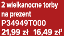 2 wielkanocne torby na prezent P34949T000 21,99 z 16,49 z 1