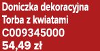Doniczka dekoracyjna Torba z kwiatami C009345000 54,49 z 