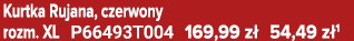 Kurtka Rujana, czerwony rozm. XL P66493T004 169,99 z 54,49 z 1
