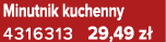 Minutnik kuchenny 4316313 29,49 z 