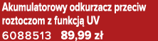 Akumulatorowy odkurzacz przeciw roztoczom z funkcj UV 6088513 89,99 z 