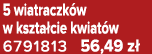 5 wiatraczk w w kszta cie kwiat w 6791813 56,49 z 