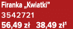 Firanka „Kwiatki” 3542721 56,49 z 38,49 z 1