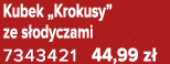 Kubek „Krokusy” ze s odyczami 7343421 44,99 z 