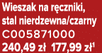 Wieszak na r czniki, stal nierdzewna/czarny C005871000 240,49 z 177,99 z 1