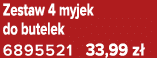 Zestaw 4 myjek do butelek 6895521 33,99 z 