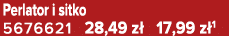 Perlator i sitko 5676621 28,49 z 17,99 z 1