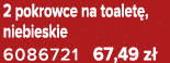 2 pokrowce na toalet , niebieskie 6086721 67,49 z 