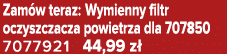 Zam w teraz: Wymienny filtr oczyszczacza powietrza dla 707850 7077921 44,99 z 