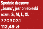 Spodnie dresowe „Jeans”, jasnoniebieski rozm. S, M, L, XL 7703031 112,49 z 