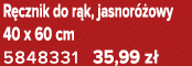 R cznik do r k, jasnor owy 40 x 60 cm 5848331 35,99 z 