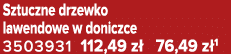 Sztuczne drzewko lawendowe w doniczce 3503931 112,49 z 76,49 z 1