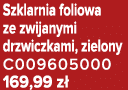 Szklarnia foliowa ze zwijanymi drzwiczkami, zielony C009605000 169,99 z 