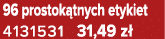 96 prostok tnych etykiet 4131531 31,49 z 