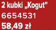 2 kubki „Kogut” 6654531 58,49 z 