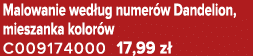 Malowanie wed ug numer w Dandelion, mieszanka kolor w C009174000 17,99 z 