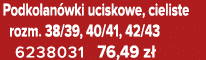Podkolan wki uciskowe, cieliste rozm. 38/39, 40/41, 42/43 6238031 76,49 z 
