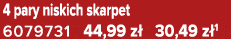 4 pary niskich skarpet 6079731 44,99 z 30,49 z 1