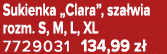 Sukienka „Clara”, sza wia rozm. S, M, L, XL 7729031 134,99 z 