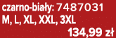 czarno bia y: 7487031 M, L, XL, XXL, 3XL 134,99 z 
