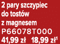 2 pary szczypiec do tost w z magnesem P66078T000 41,99 z 18,99 z 1