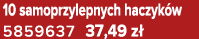 10 samoprzylepnych haczyk w 5859637 37,49 z 