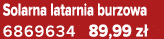 Solarna latarnia burzowa 6869634 89,99 z 