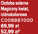 Ozdoba solarna Magiczny kwiat, r nokolorowa C008887000 69,99 z  52,99 z 1