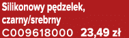 Silikonowy p dzelek, czarny/srebrny C009618000 23,49 z 