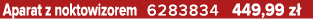 Aparat z noktowizorem 6283834 449,99 z 
