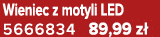 Wieniec z motyli LED 5666834 89,99 z 
