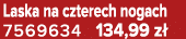 Laska na czterech nogach 7569634 134,99 z 