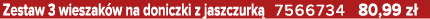 Zestaw 3 wieszak w na doniczki z jaszczurk 7566734 80,99 z 