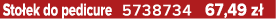 Sto ek do pedicure 5738734 67,49 z 